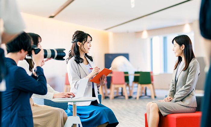 企業の魅力を映し出す写真撮影